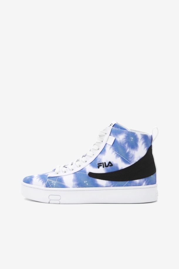 Blanco/cobalto Brillante/azul Tormenta Mujer Gennaio Tie Dye Fila Outlet