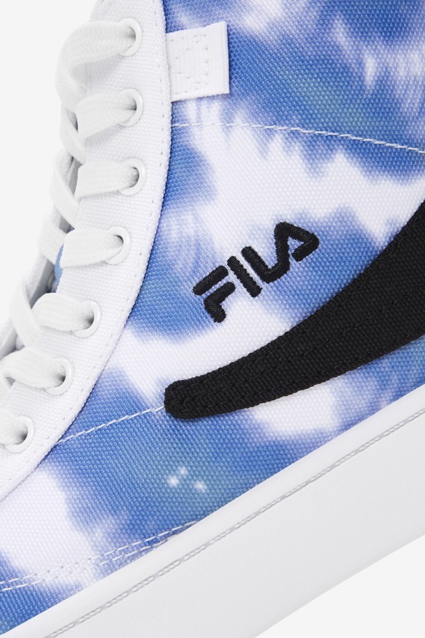 Blanco/cobalto Brillante/azul Tormenta Mujer Gennaio Tie Dye Fila Outlet
