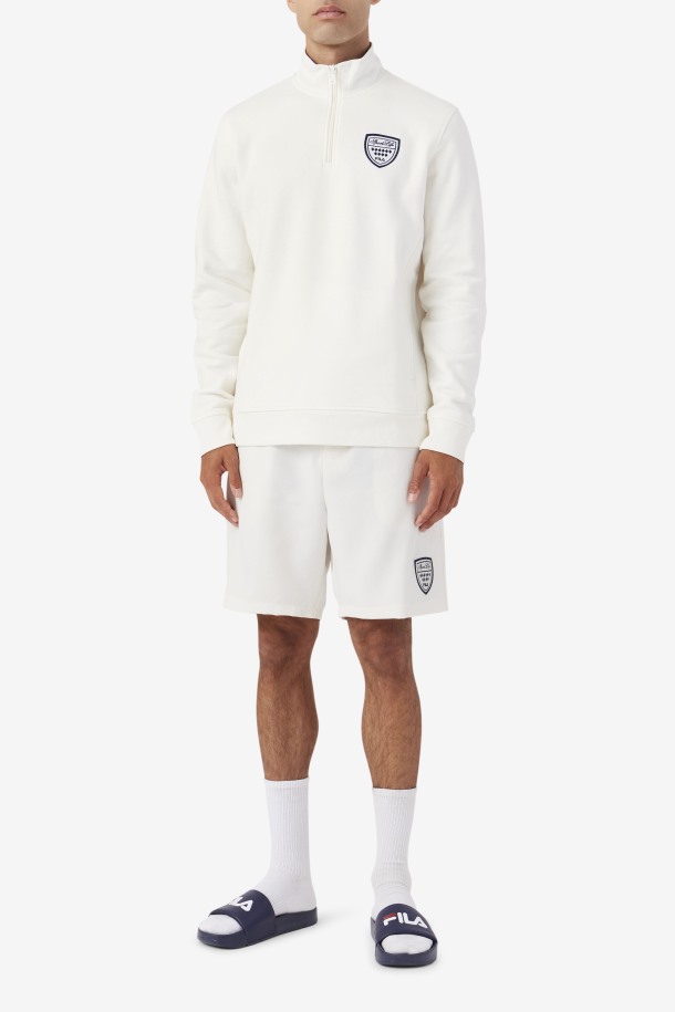 Row Outlets No Sudadera Con Cremallera De 1/4 Gardenia/navy/june Bug