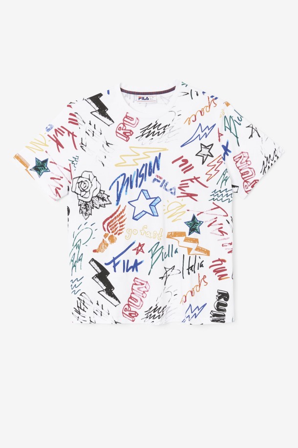 Camiseta Blanca Hiransh Outlet Fila