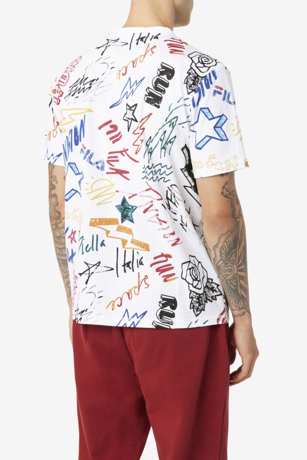 Camiseta Blanca Hiransh Outlet Fila