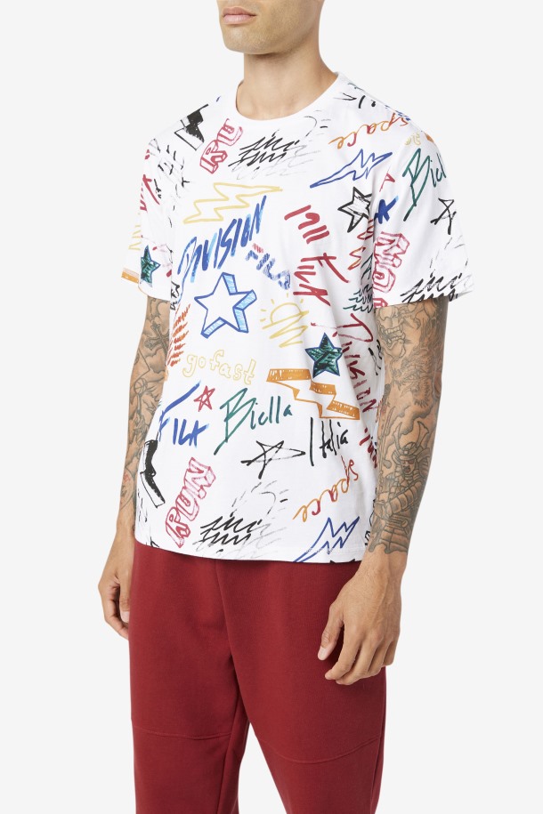 Camiseta Blanca Hiransh Outlet Fila
