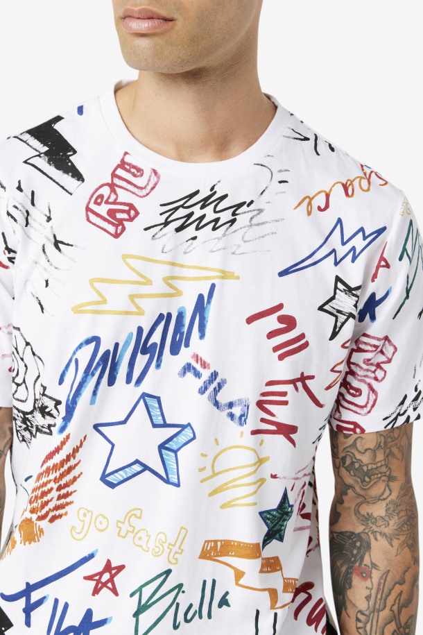 Camiseta Blanca Hiransh Outlet Fila