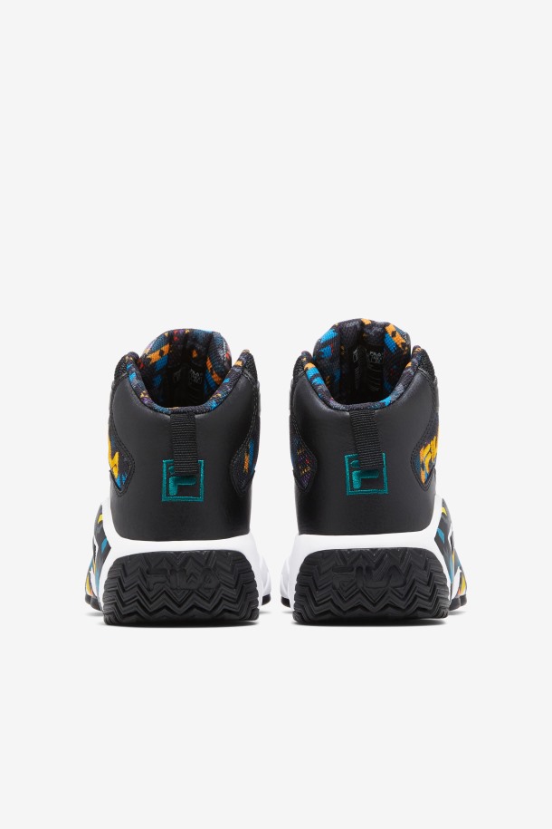 Fila Outlets Black/june Bug/saffron Niños Grandes Mb