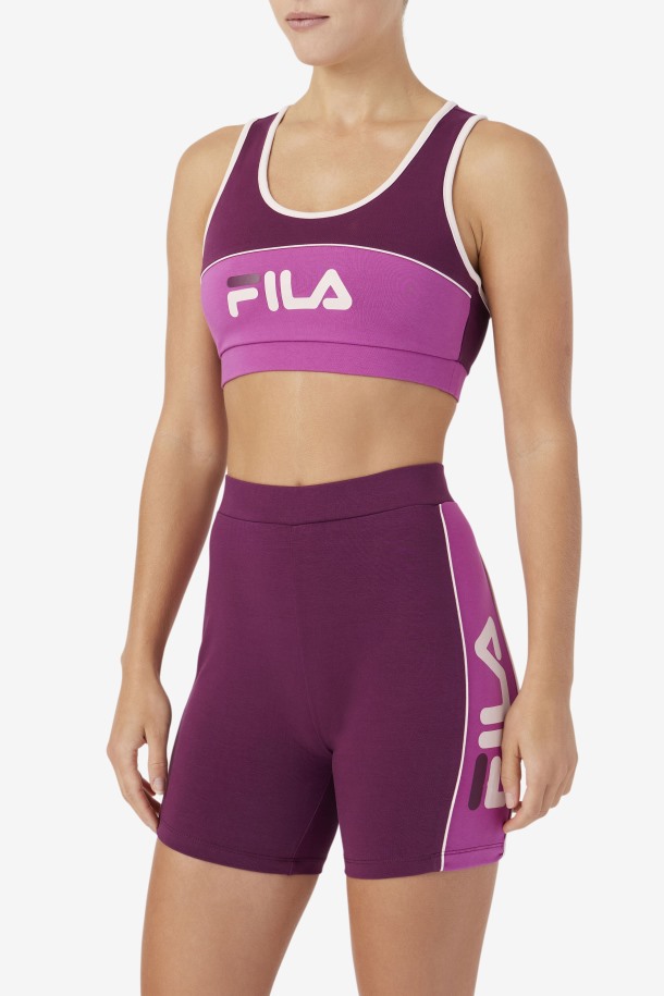 Top Sujetador Kairi Vino Uva/rouge/potpourri Outlet Fila
