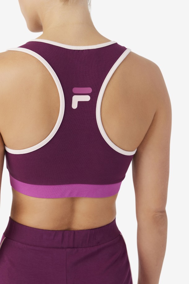 Top Sujetador Kairi Vino Uva/rouge/potpourri Outlet Fila