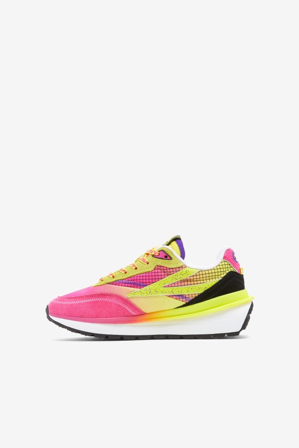 Fila Outlets Rosa Brillante/azufre/blanco Niños Grandes Renno