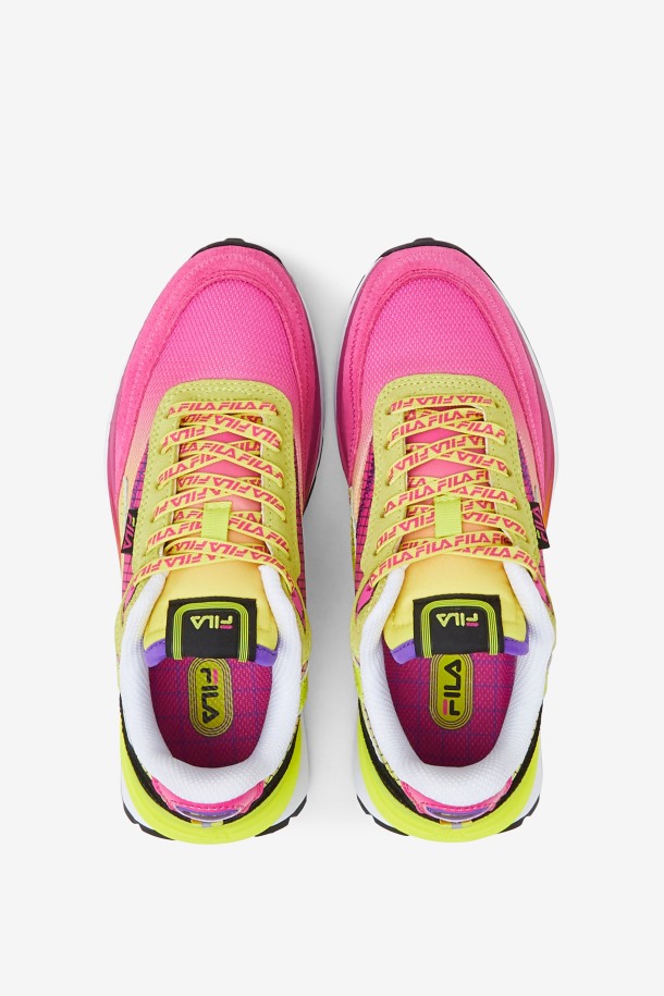 Fila Outlets Rosa Brillante/azufre/blanco Niños Grandes Renno