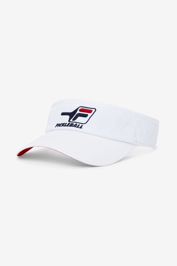 Visera Pickleball Fila Outlets Blanco/rojo