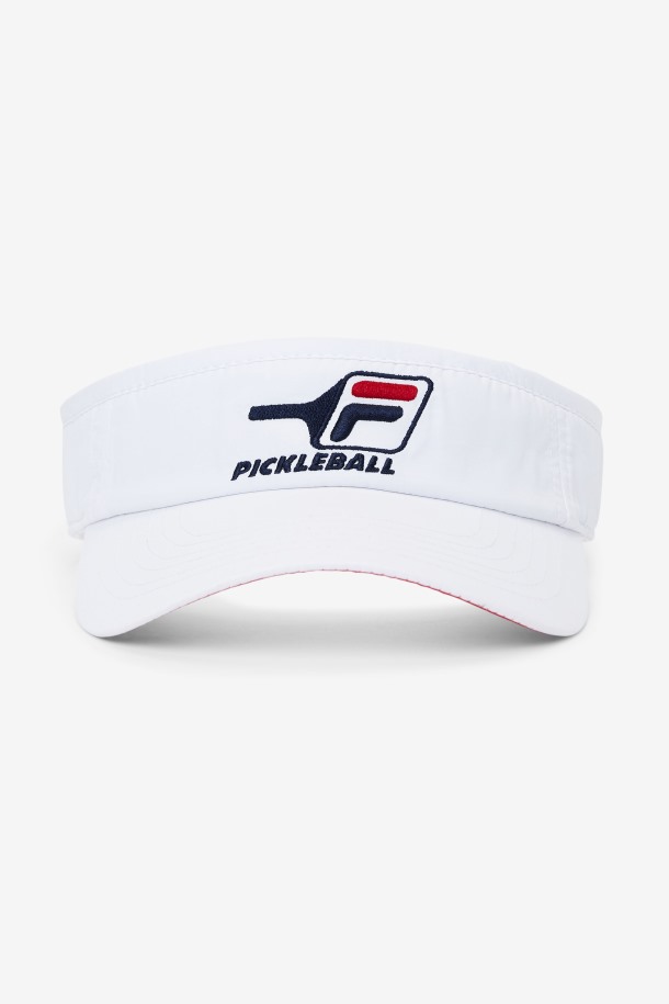 Visera Pickleball Fila Outlets Blanco/rojo