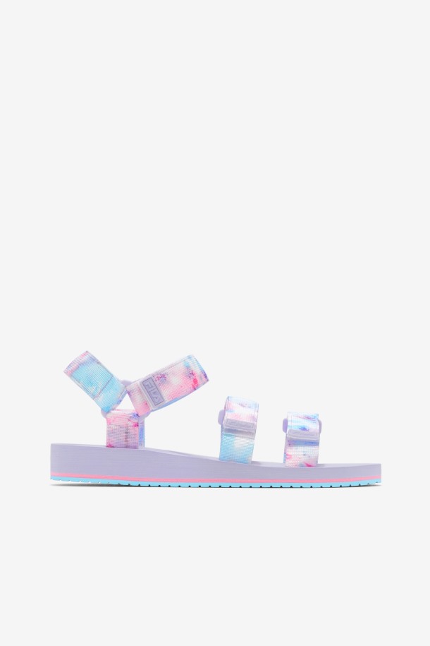 Drifter Ts De Mujer Tie Dye Fila Outlets Multi/blanco/púrpura Jaspeado