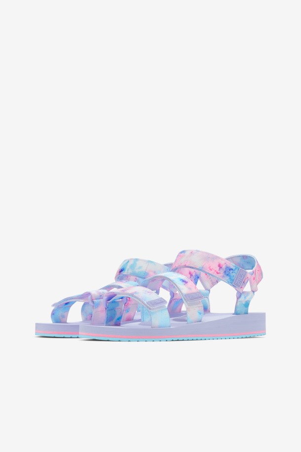 Drifter Ts De Mujer Tie Dye Fila Outlets Multi/blanco/púrpura Jaspeado