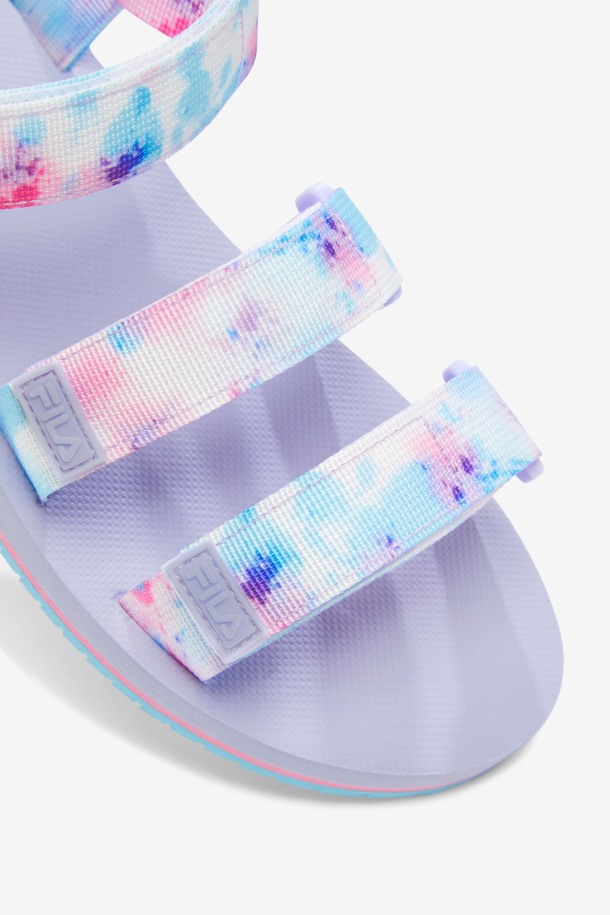 Drifter Ts De Mujer Tie Dye Fila Outlets Multi/blanco/púrpura Jaspeado