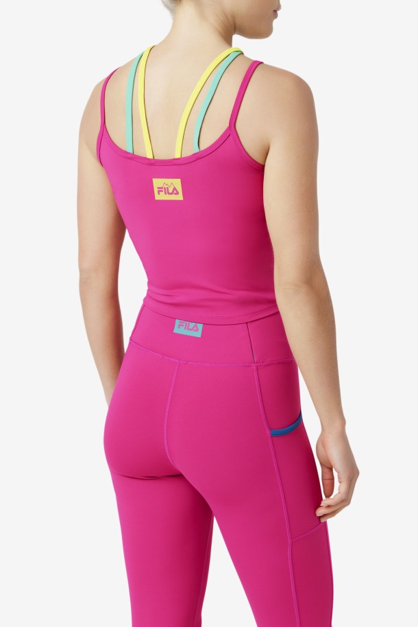 Fila Outlets Cecillia Strappy Tank Festival Fucsia