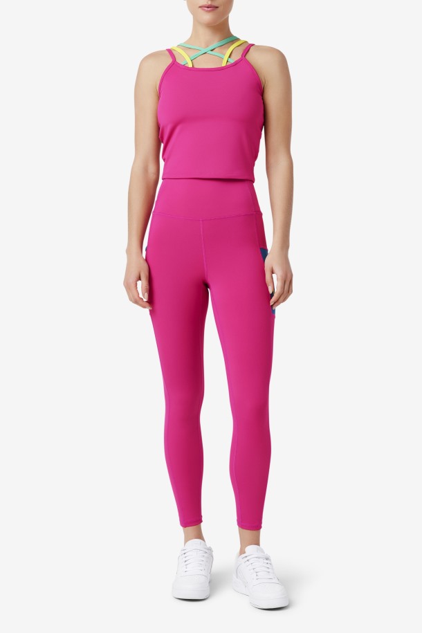 Fila Outlets Cecillia Strappy Tank Festival Fucsia