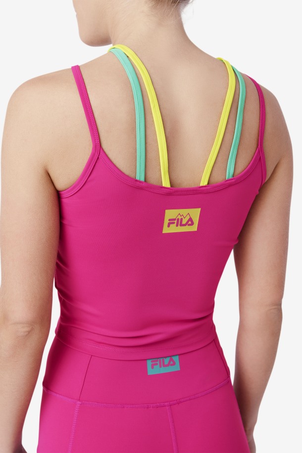 Fila Outlets Cecillia Strappy Tank Festival Fucsia