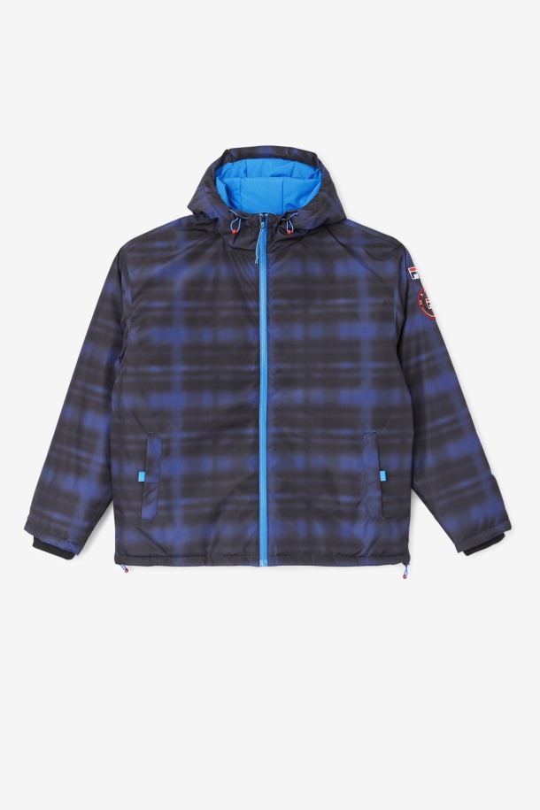 Chaqueta Acolchada Beta Azul Con Control De Sombra Fila Outlets