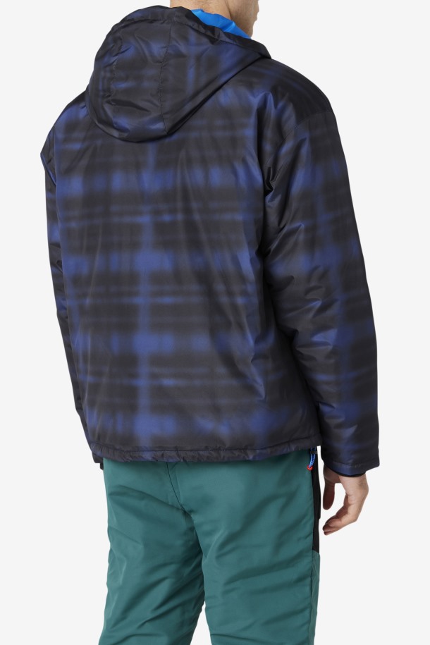 Chaqueta Acolchada Beta Azul Con Control De Sombra Fila Outlets