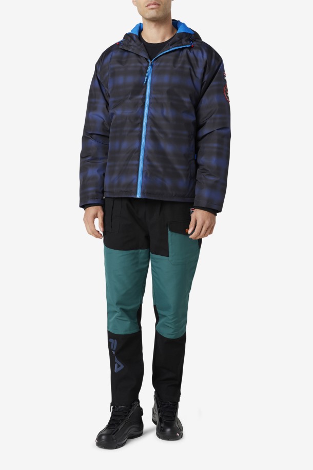 Chaqueta Acolchada Beta Azul Con Control De Sombra Fila Outlets