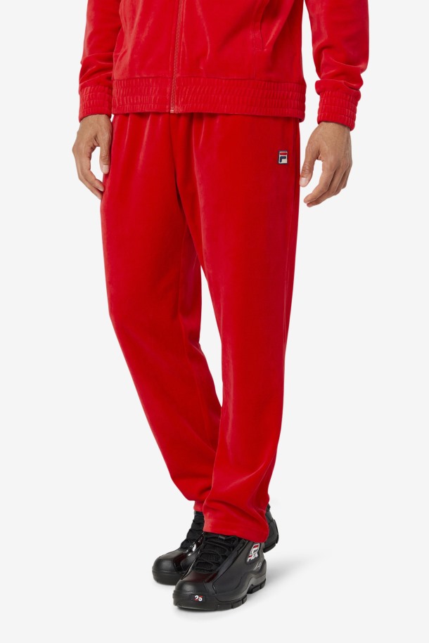 Pantalón Cola Outlet O-fit Terciopelo Rojo