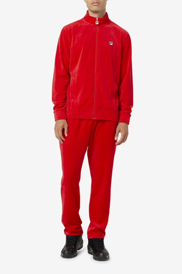 Pantalón Cola Outlet O-fit Terciopelo Rojo