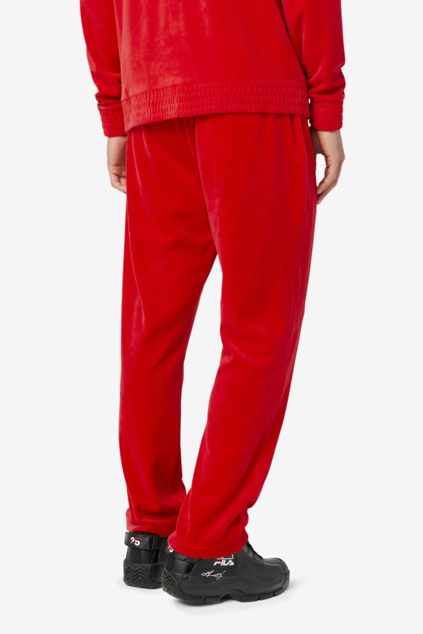 Pantalón Cola Outlet O-fit Terciopelo Rojo