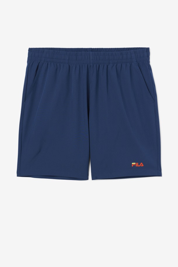 Ravini Short Azul Marino/amarillo/tomate Cherry Fila Outlet