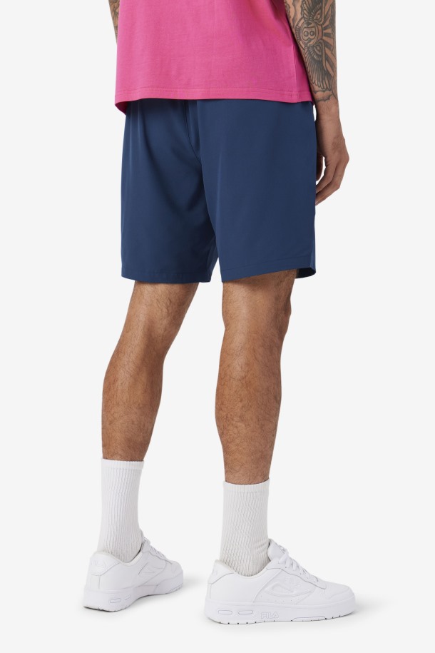 Ravini Short Azul Marino/amarillo/tomate Cherry Fila Outlet