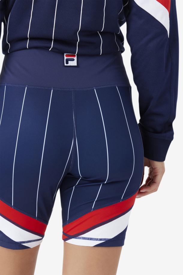 Yareli Bike Short Navy/red/white Fila Outlet Online