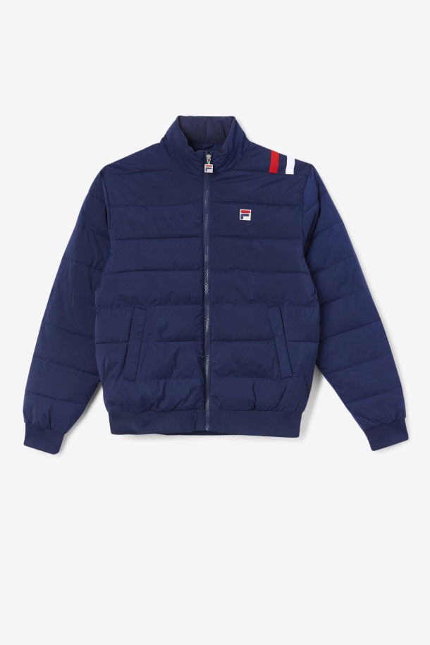 Fila Outlets Chaqueta Acolchada Brody Azul Marino