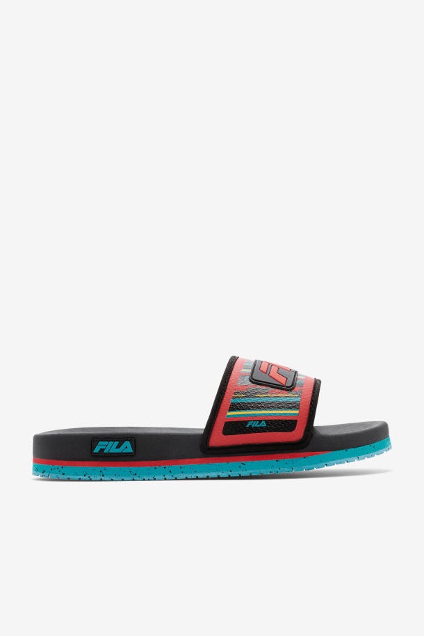 Zapatillas Fila Hombre Negro/capri Brisa/rojo Lunar