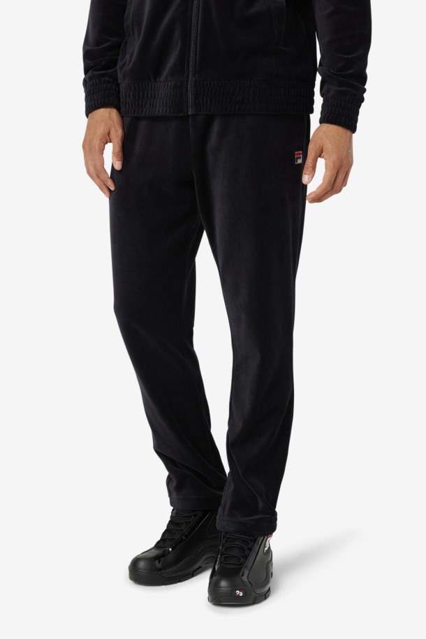 Pantalón O-fit Velour Negro Queue Outlet