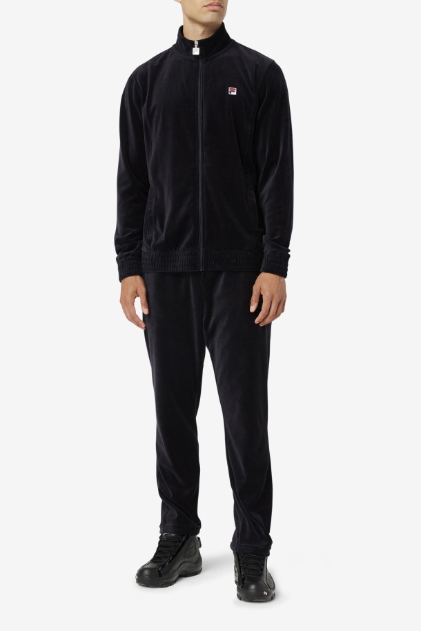 Pantalón O-fit Velour Negro Queue Outlet