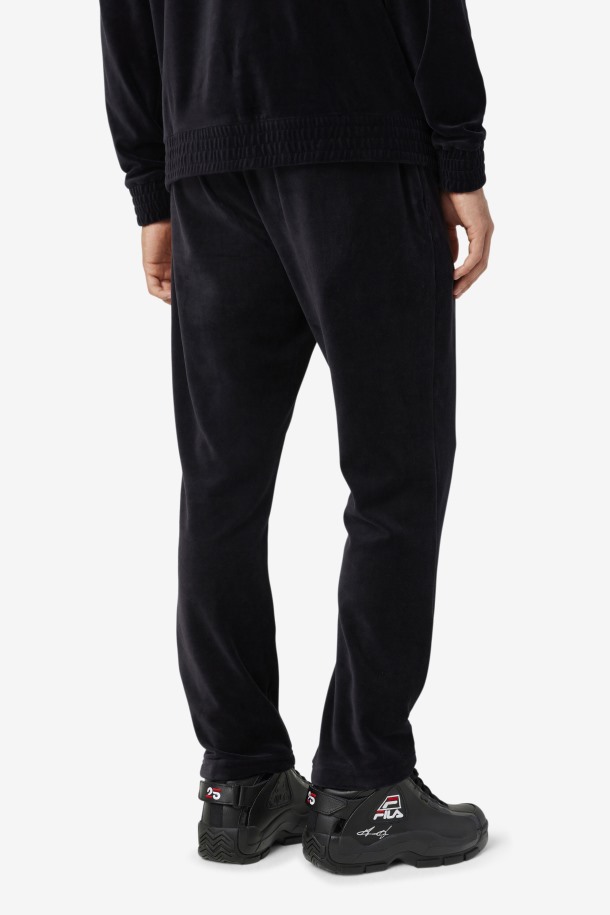 Pantalón O-fit Velour Negro Queue Outlet