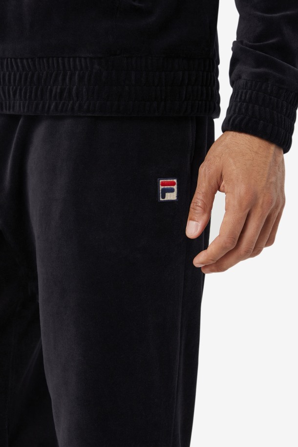 Pantalón O-fit Velour Negro Queue Outlet