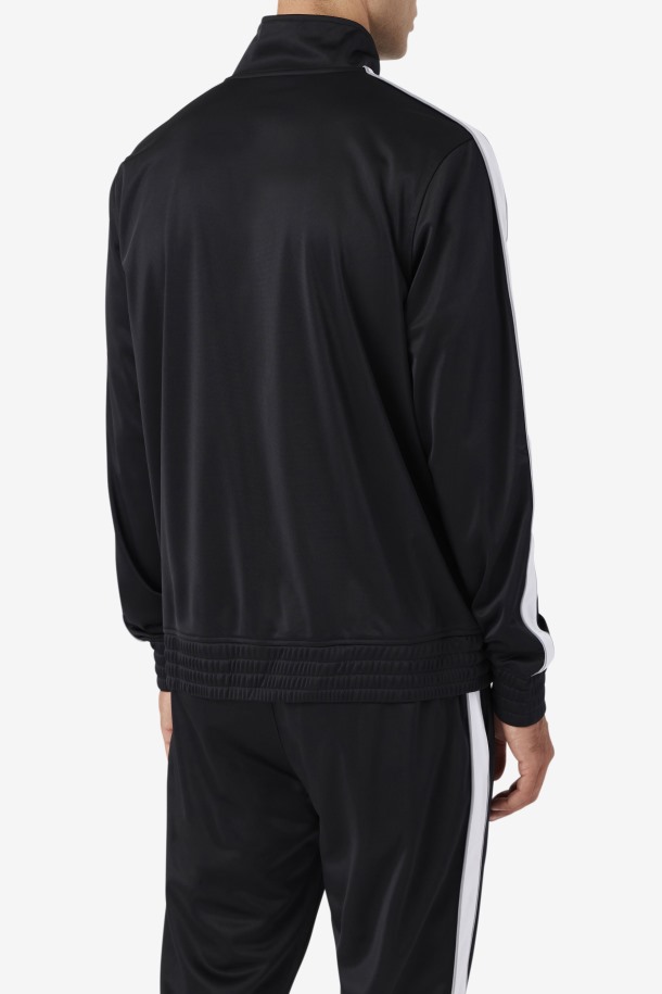 Chaqueta Deportiva Negra/blanca/monument Runi Fila Outlet