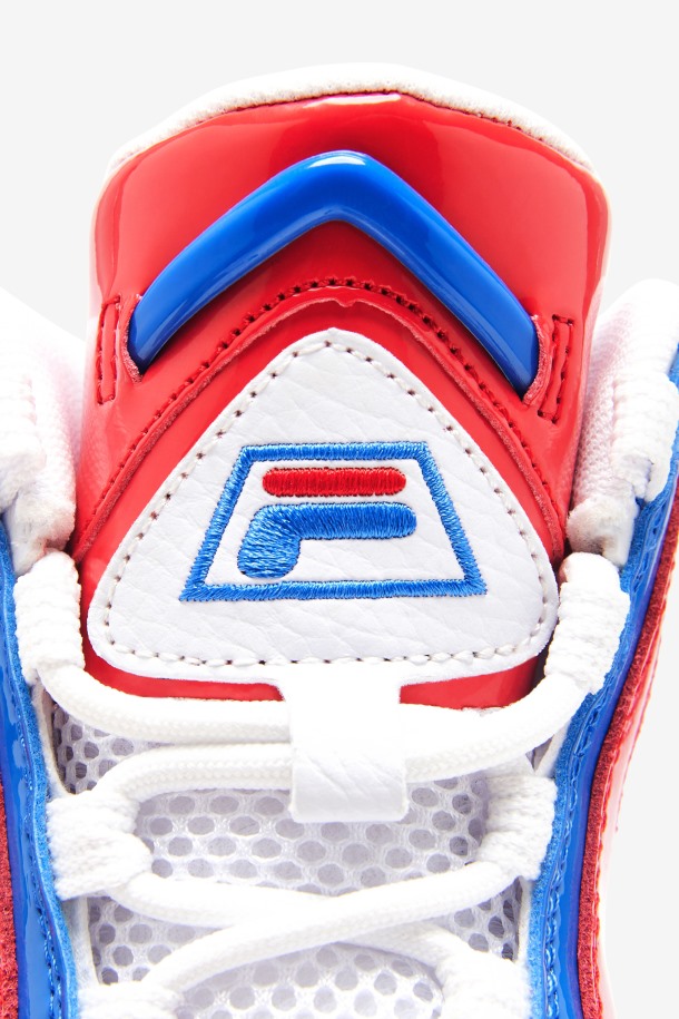 Blanco/rojo/azul Niños Pequeños Grant Hill 2 Fila Outlet Online