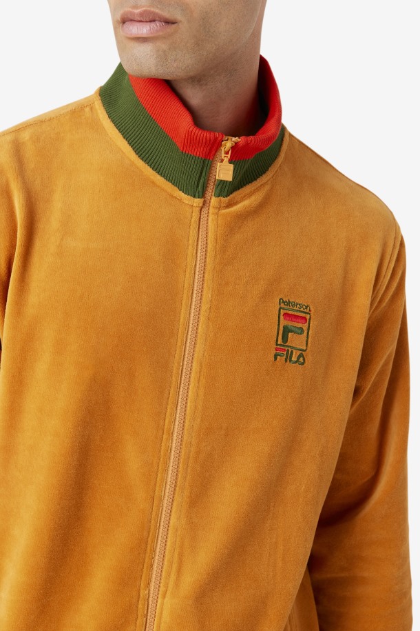 Queue Outlets Desert Sun/poppy/douglas Fir Chaqueta De Terciopelo Queue X Paterson