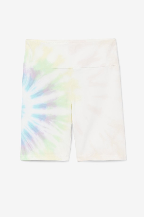Taima Tie Dye Bike Short Fila Outlets Doble Crema Tie Dye