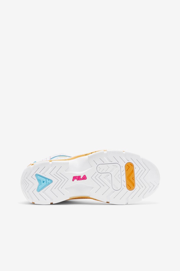 Blanco/rosa Glo/limón Fila Outlet Mujer Grant Hill 2