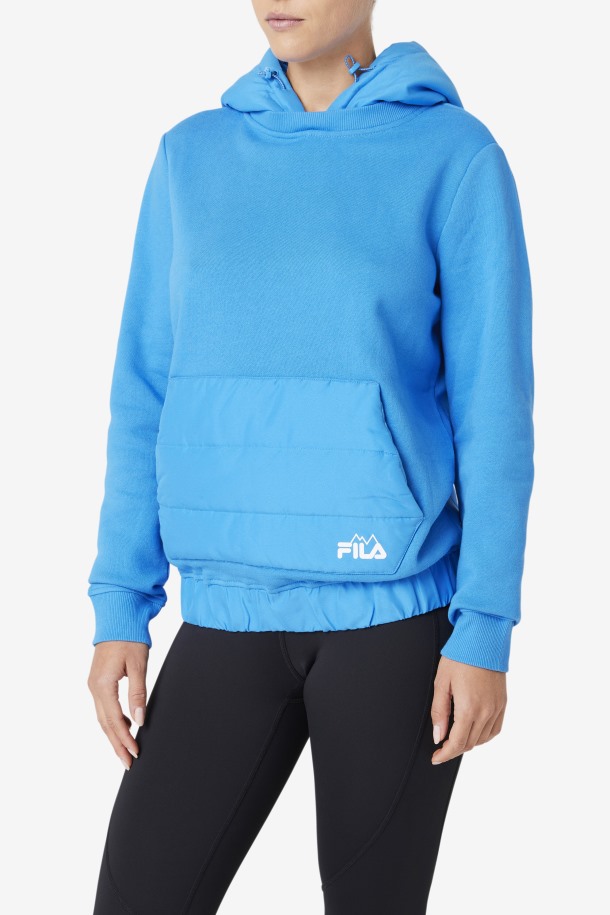 Fila Outlets French Blue Trinity Sudadera Con Capucha