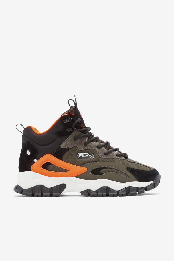 Hombre Ray Tracer Tr 2 Mid Tarmac/black/orange Fila Outlet Online