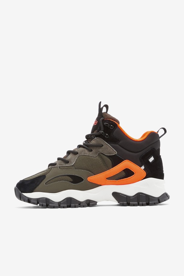 Hombre Ray Tracer Tr 2 Mid Tarmac/black/orange Fila Outlet Online