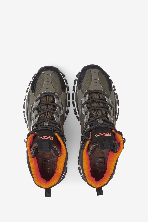 Hombre Ray Tracer Tr 2 Mid Tarmac/black/orange Fila Outlet Online