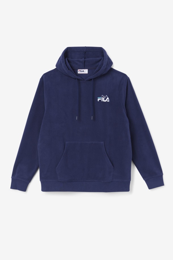 Sudadera Con Capucha Dinn Azul Marino/blanco/lago Profundo Fila Outlet