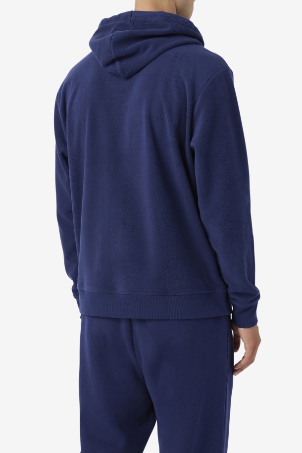 Sudadera Con Capucha Dinn Azul Marino/blanco/lago Profundo Fila Outlet