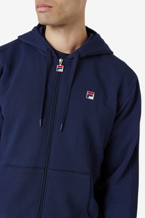 Sudadera Joey Azul Marino Con Cremallera Completa Fila Outlet