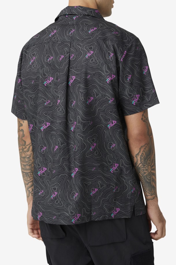 Top Caban Camisa Cola Puntos De Venta Negro