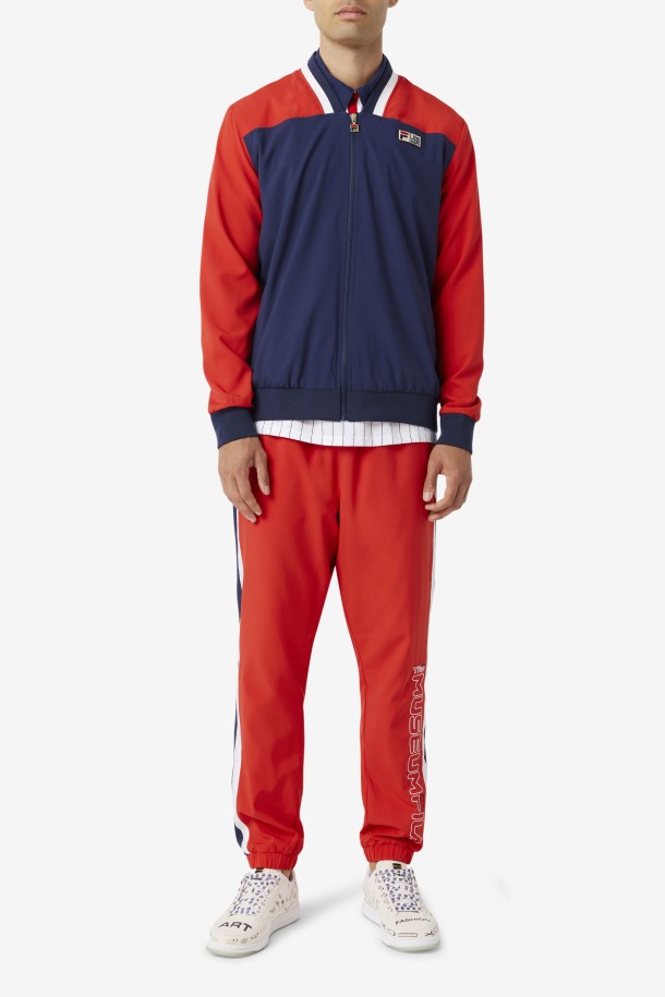 Pantalón De Chandal Fila X The Museum Fila Outlets Rojo/peacoat/blanco