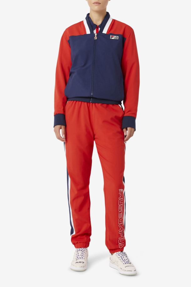 Pantalón De Chandal Fila X The Museum Fila Outlets Rojo/peacoat/blanco